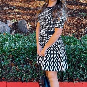 Valentino STYLE Flare Sweater Dress